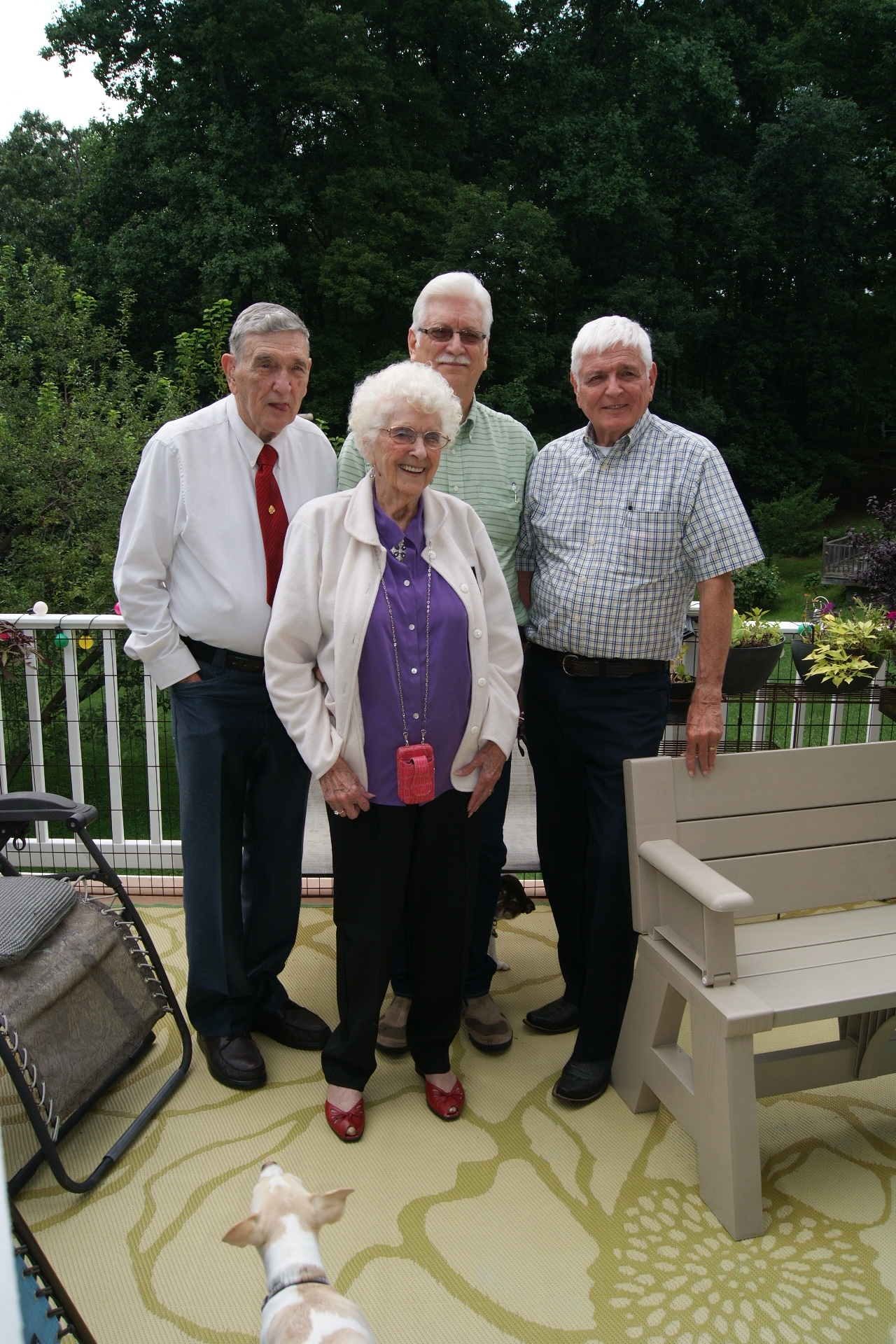 Don, Jerry, Lyn, and Grace - August 2015