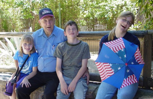 Don with Grandkids - July 2003