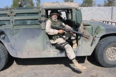 Don with Rifle in Iraq - April 2004